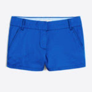 J Crew 3" Chino Shorts - Bright Grotto